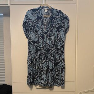 H&M Drop Waist Dress Size Medium